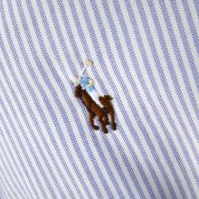 Ralph Lauren Home Oxford Kimono Robe Blue