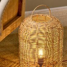 Nkuku Noko Rattan Lamp - Small
