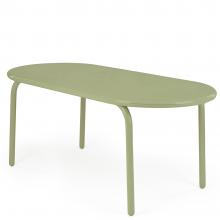 Tom Dixon Groove Obround Table Moss