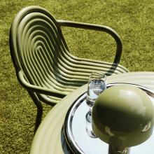 Tom Dixon Groove Arm Chair Moss