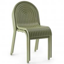 Tom Dixon Groove Side Chair Moss