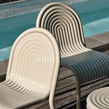 Tom Dixon Groove Side Chair Putty