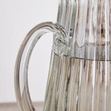 Nkuku Minati Ribbed Glass Jug