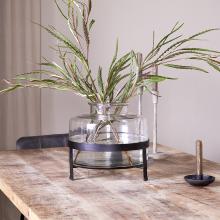 Nkuku Akoro Recycled Glass Vase - Clear