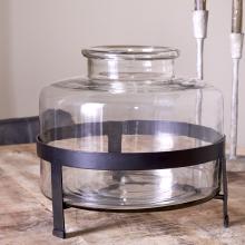 Nkuku Akoro Recycled Glass Vase - Clear