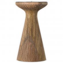 Nkuku Omari Mango Wood Candlestick - Natural