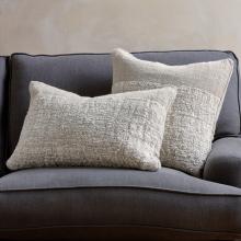 Nkuku Puli Recycled Linen Cushion Cover - Natural