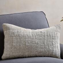Nkuku Puli Recycled Linen Cushion Cover - Natural