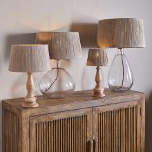 Nkuku Tiwa Woven Jute Lampshade Natural