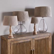 Nkuku Tiwa Woven Jute Lampshade Natural