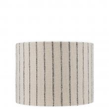 Nkuku Sanja Cotton Stripe Lampshade Off white & Grey