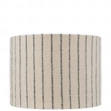 Nkuku Sanja Cotton Stripe Lampshade Off white & Grey