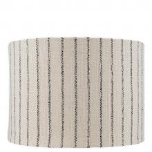 Nkuku Sanja Cotton Stripe Lampshade Off white & Grey