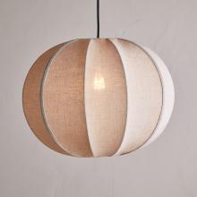 Nkuku Orisa Linen Lampshade Off White 