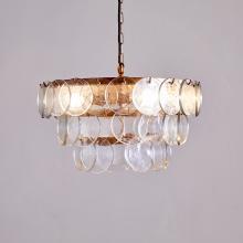 Nkuku Kagitha Recycled Glass Chandelier Clear 