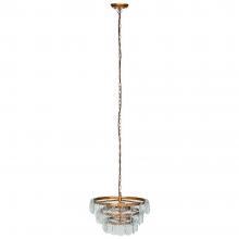 Nkuku Kagitha Recycled Glass Chandelier Clear 