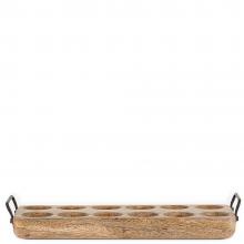 Nkuku Anda Mango Wood Egg Holder - Natural