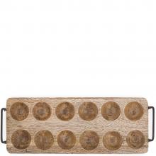 Nkuku Anda Mango Wood Egg Holder - Natural