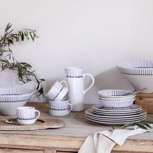 Nkuku Iba Pasta Bowl Indigo