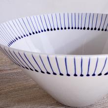 Nkuku Iba Serving Bowl Indigo