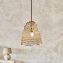 Nkuku Jatani Wire Iron Lampshade | Antique Brass