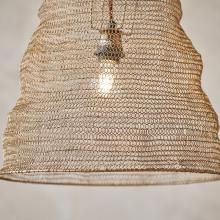 Nkuku Jatani Wire Iron Lampshade | Antique Brass
