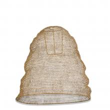 Nkuku Jatani Wire Iron Lampshade | Antique Brass