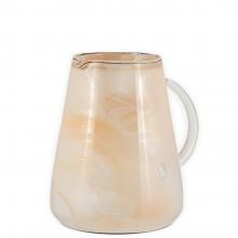 Nkuku Shirali Marble Swirl Jug Apricot 