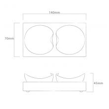 Robert Welch Designs Drift Pinch Pot & Stand Set