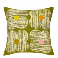Orla Kiely Textured Flower Cushion Moss