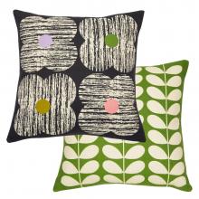 Orla Kiely Textured Flower Cushion Slate