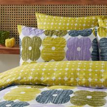 Orla Kiely Textured Flower Duvet Cover Set