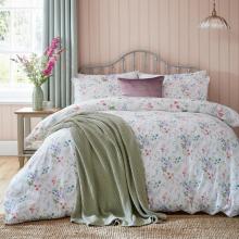 Laura Ashley Aulden Flowers Lavender Duvet Cover Set