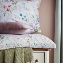 Laura Ashley Aulden Flowers Lavender Duvet Cover Set