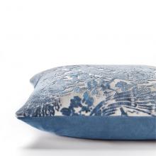 Laura Ashley Peacock Damask Cushion Dusky Seaspray