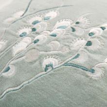 Laura Ashley Pussy Willow Embroidered Cushion Sage