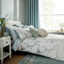 Laura Ashley Mirabelle Duvet Cover Set Pale Seaspray