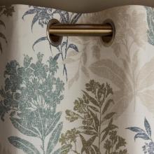 Laura Ashley Tenby Blackout Lined Eyelet Curtains Seaspray