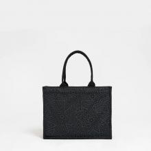 Souleway Star Explosion Black Large Tote Bag