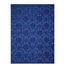 Dolce & Gabbana Casa Crosswise Jacquard Beach Towel Blue