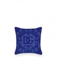 Dolce & Gabbana Casa Crosswise Outdoor Cushion Blue