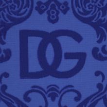 Dolce & Gabbana Casa Crosswise Outdoor Cushion Blue