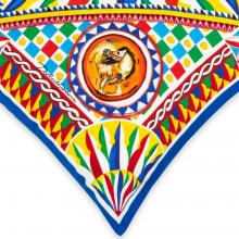 Dolce & Gabbana Casa Carretto Canvas Cushion 067