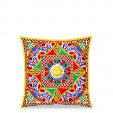 Dolce & Gabbana Casa Carretto Canvas Cushion 091