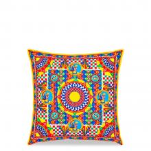 Dolce & Gabbana Casa Carretto Canvas Cushion 092