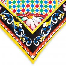 Dolce & Gabbana Casa Carretto Duchesse Cotton Cushion 081