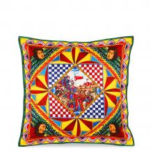 Dolce & Gabbana Casa Carretto Duchesse Cotton Cushion 088