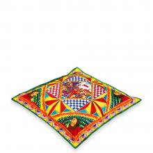 Dolce & Gabbana Casa Carretto Duchesse Cotton Cushion 088