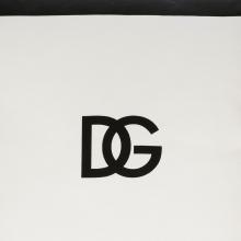 Dolce & Gabbana Casa DG Logo Cotton Gabardine Cushion 057