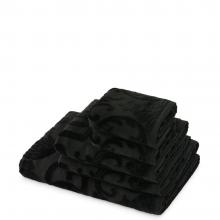 Dolce & Gabbana Casa Crosswise 5 Piece Towel Set Black